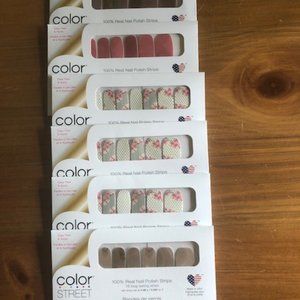 6 Color Street Nail Sets